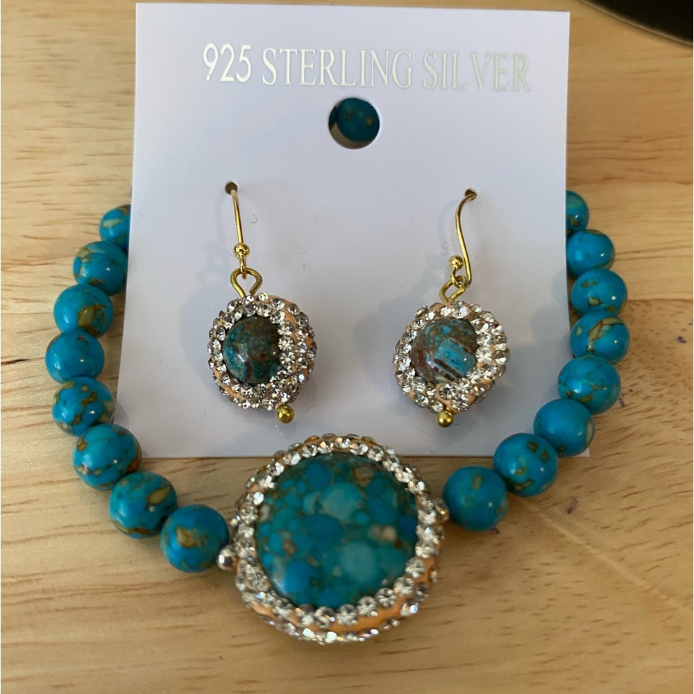 Bracelet and Earrings